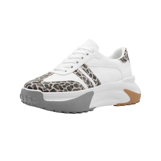 Foto 6 | Tenis Para Mujer Plataforma Color Blanco Casual Outfit Blanco