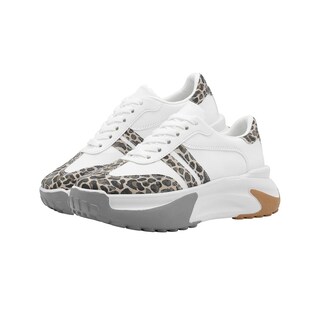 Foto 8 | Tenis Para Mujer Plataforma Color Blanco Casual Outfit Blanco