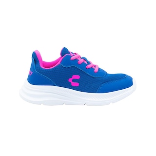 Foto 3 | Tenis Para Mujer Charly Walking Relax Color Marino Fiusha Azul Marino
