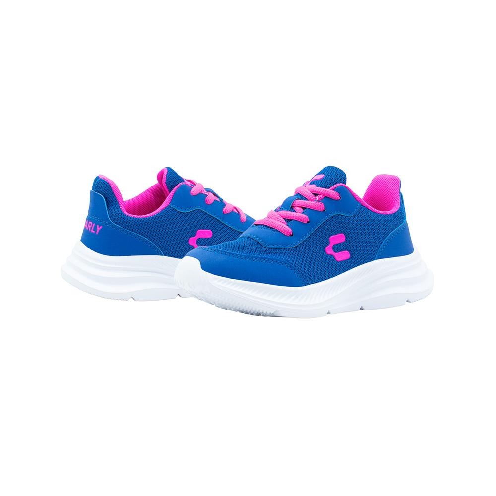 Foto 5 | Tenis Para Mujer Charly  Walking Relax Color Marino Fiusha Azul Marino