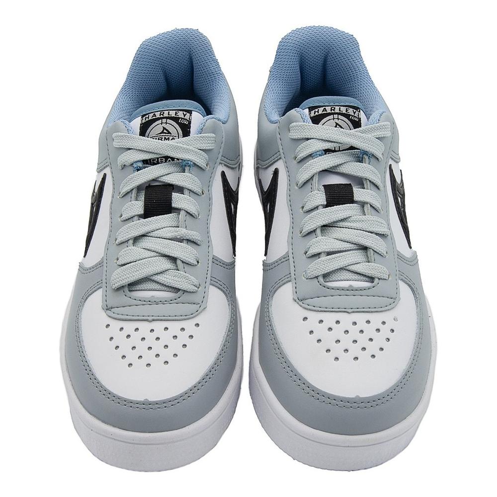 Foto 6 pulgar | Tenis Pirma Casual Para Dama Color Blanco Gris 22-26 Blanco