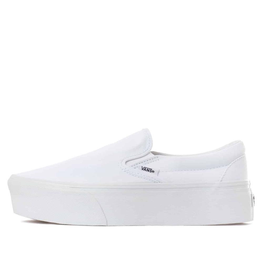 Foto 2 pulgar | Tenis Vans Classic Slip On Stackform - 7q5rw00 - Blanco - Mujer Blanco