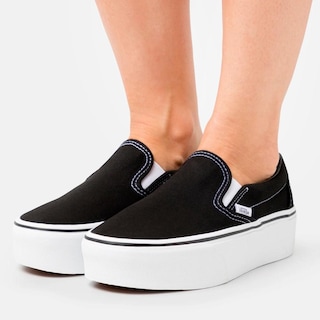 Foto 7 | Tenis Vans Classic Slip On Stackform - 7q5rbmx - Negro - Mujer Negro