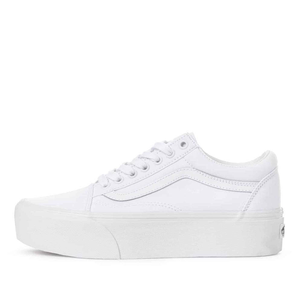 Foto 2 pulgar | Tenis Vans Old Skool Stackform - 7q5mw00 - Blanco - Mujer Blanco