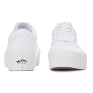 Foto 3 | Tenis Vans Old Skool Stackform - 7q5mw00 - Blanco - Mujer Blanco