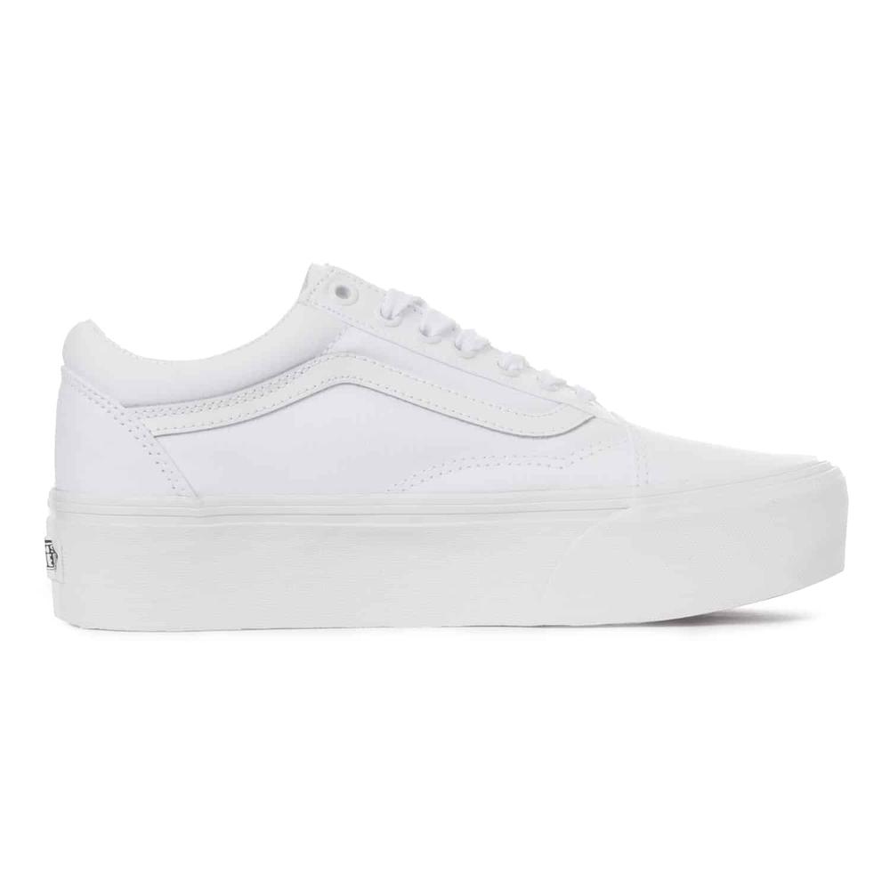 Foto 5 pulgar | Tenis Vans Old Skool Stackform - 7q5mw00 - Blanco - Mujer Blanco