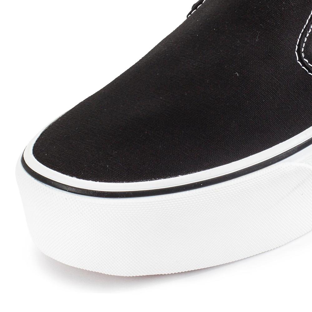 Foto 6 pulgar | Tenis Vans Classic Slip On Stackform - 7q5rbmx - Negro - Mujer Negro