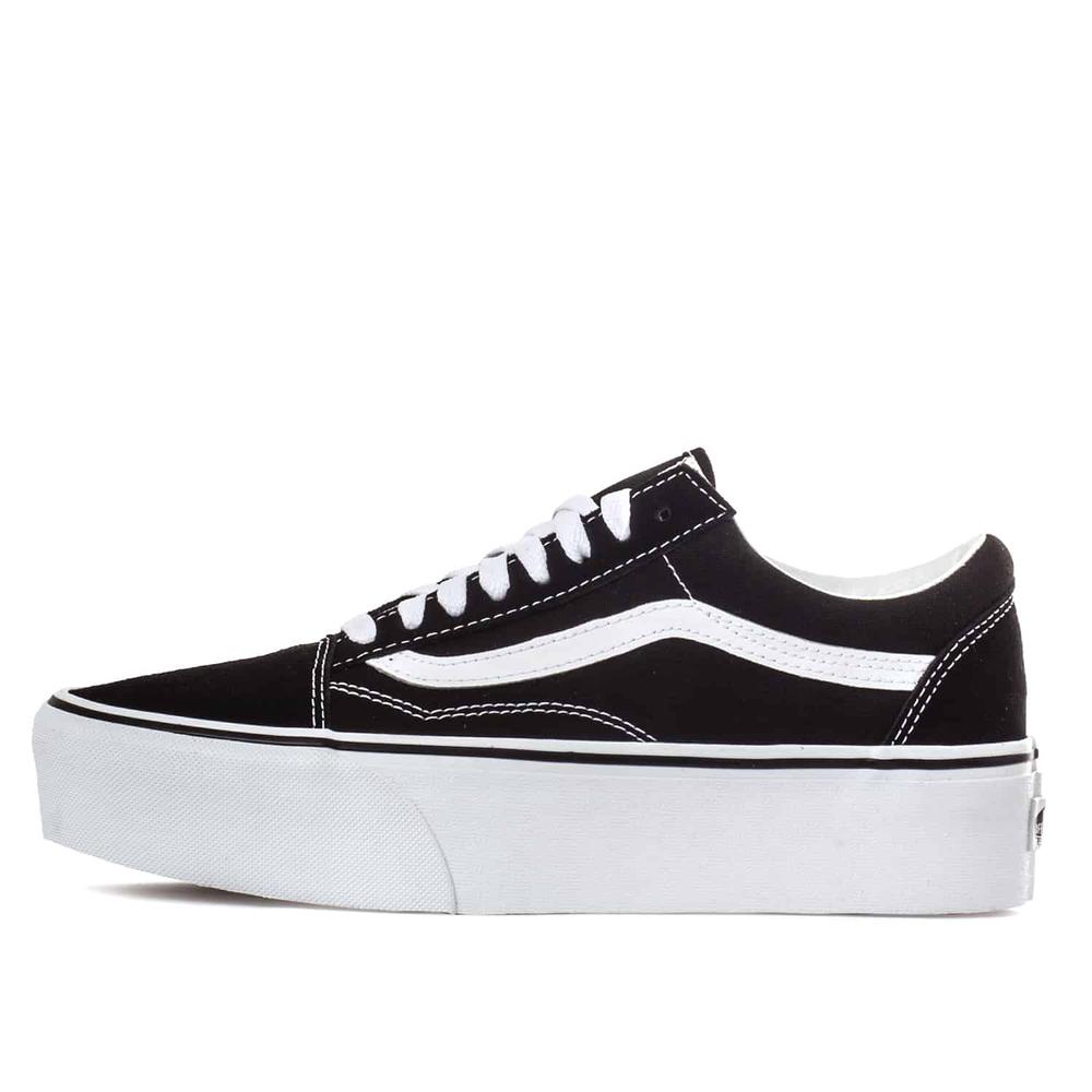 Foto 1 | Tenis Vans Old Skool Stackform - 7q5m6bt - Negro - Mujer Negro