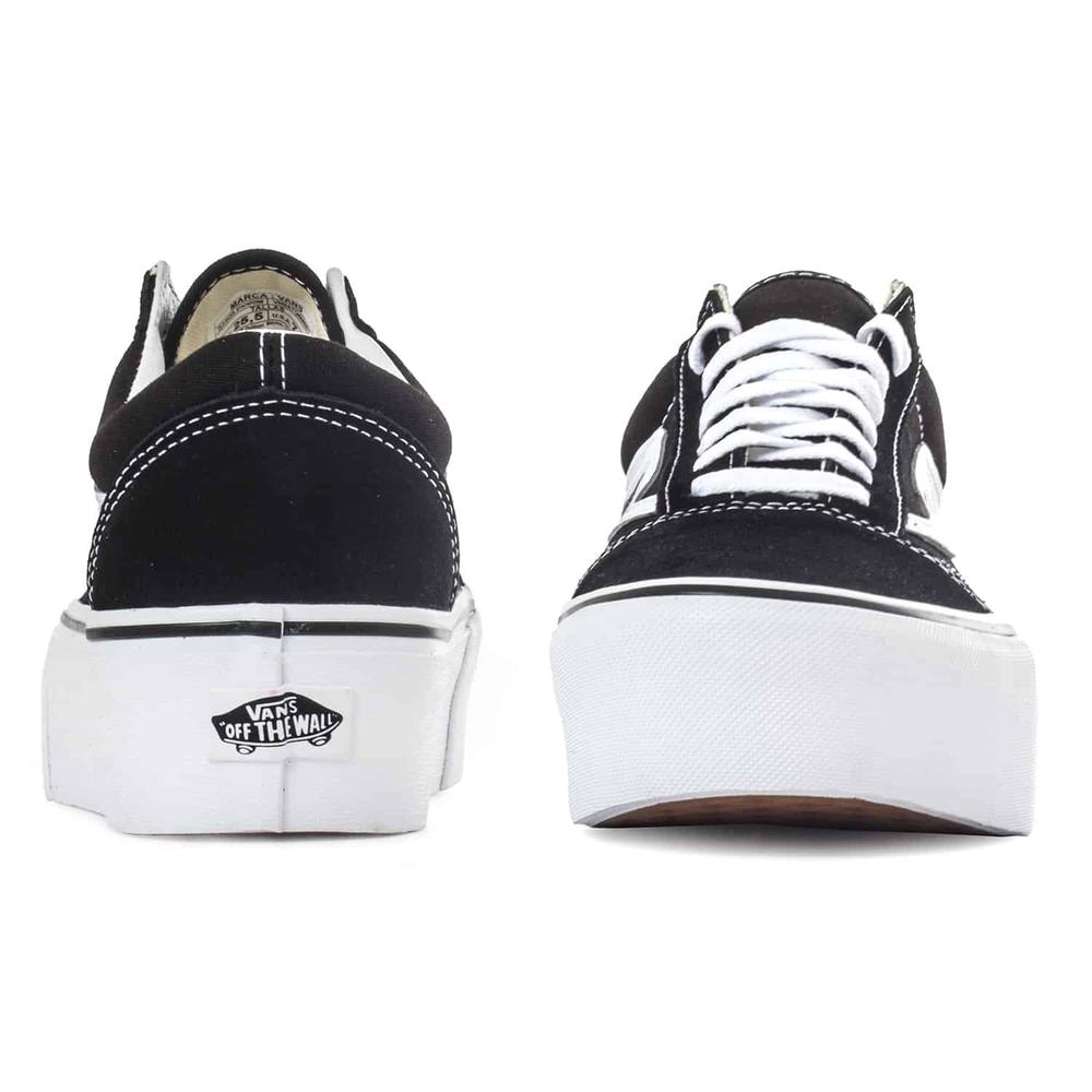 Foto 3 | Tenis Vans Old Skool Stackform - 7q5m6bt - Negro - Mujer Negro