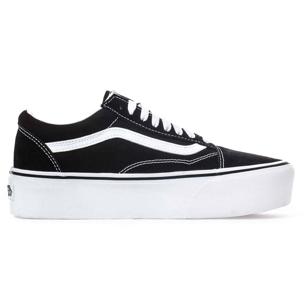 Foto 4 | Tenis Vans Old Skool Stackform - 7q5m6bt - Negro - Mujer Negro