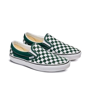 Foto 2 | Tenis Vans Classic Slip On Mujer Estampado Verde