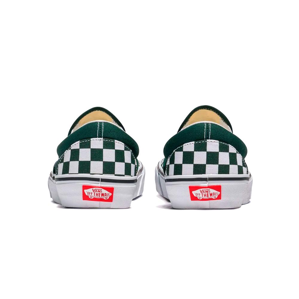 Foto 4 pulgar | Tenis Vans Classic Slip On Mujer Estampado Verde
