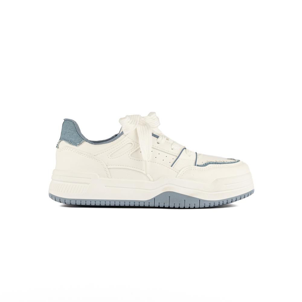 Foto 2 pulgar | Tenis Sneaker Plataforma Moda 4cm Para Mujer Walki America Blanco