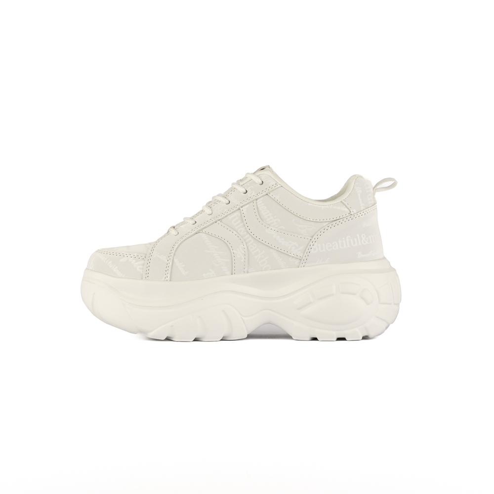 Foto 5 pulgar | Tenis Sneaker Plataforma Moda 6cm Para Mujer Walki Vania Blanco