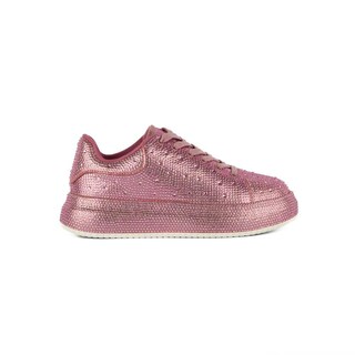 Foto 1 | Tenis Sneaker Plataforma Moda 4cm Para Mujer Walki Zuria Rosa