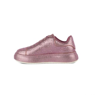 Foto 3 | Tenis Sneaker Plataforma Moda 4cm Para Mujer Walki Zuria Rosa