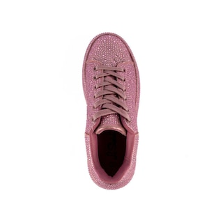 Foto 4 | Tenis Sneaker Plataforma Moda 4cm Para Mujer Walki Zuria Rosa
