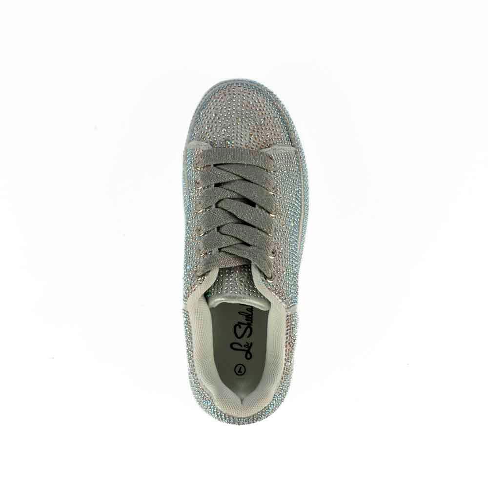 Foto 5 pulgar | Tenis Sneaker Plataforma Moda 4cm Para Mujer Walki Zuria Plateado