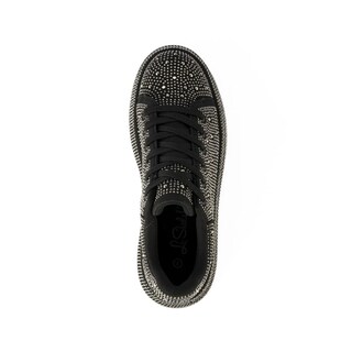 Foto 4 | Tenis Sneaker Plataforma Moda 4cm Para Mujer Walki Zuria Negro