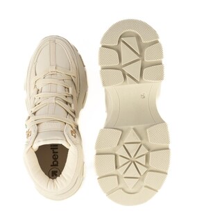 Foto 4 | Tenis Sneaker Bota Plataforma Casual Para Mujer Walki Meredith Beige