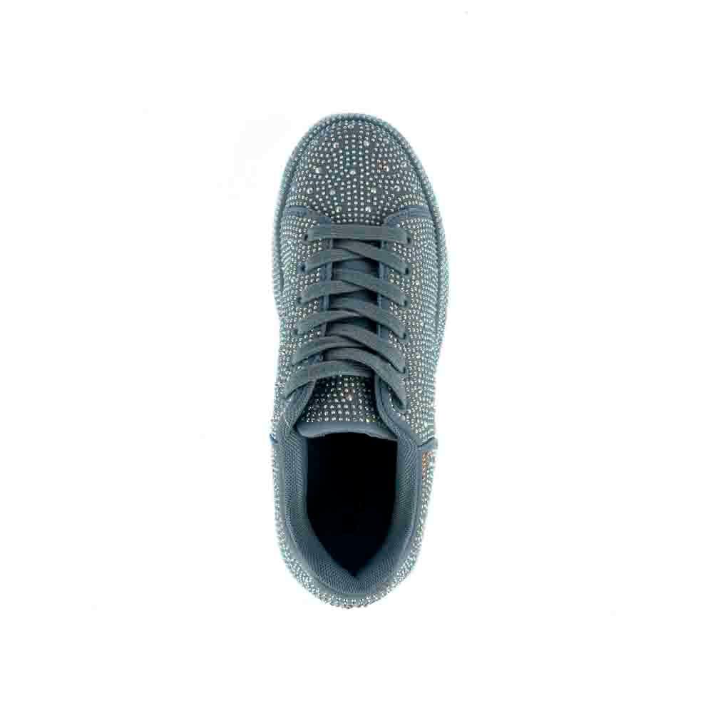 Foto 5 pulgar | Tenis Sneaker Plataforma Moda 4cm Para Mujer Walki Zuria Azul