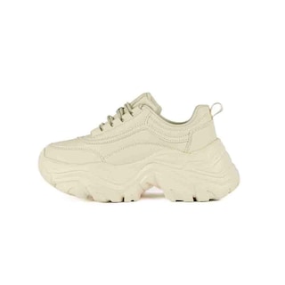 Foto 3 | Tenis Sneaker Moda Plataforma 6.5cm Para Mujer Walki Jennifer Beige