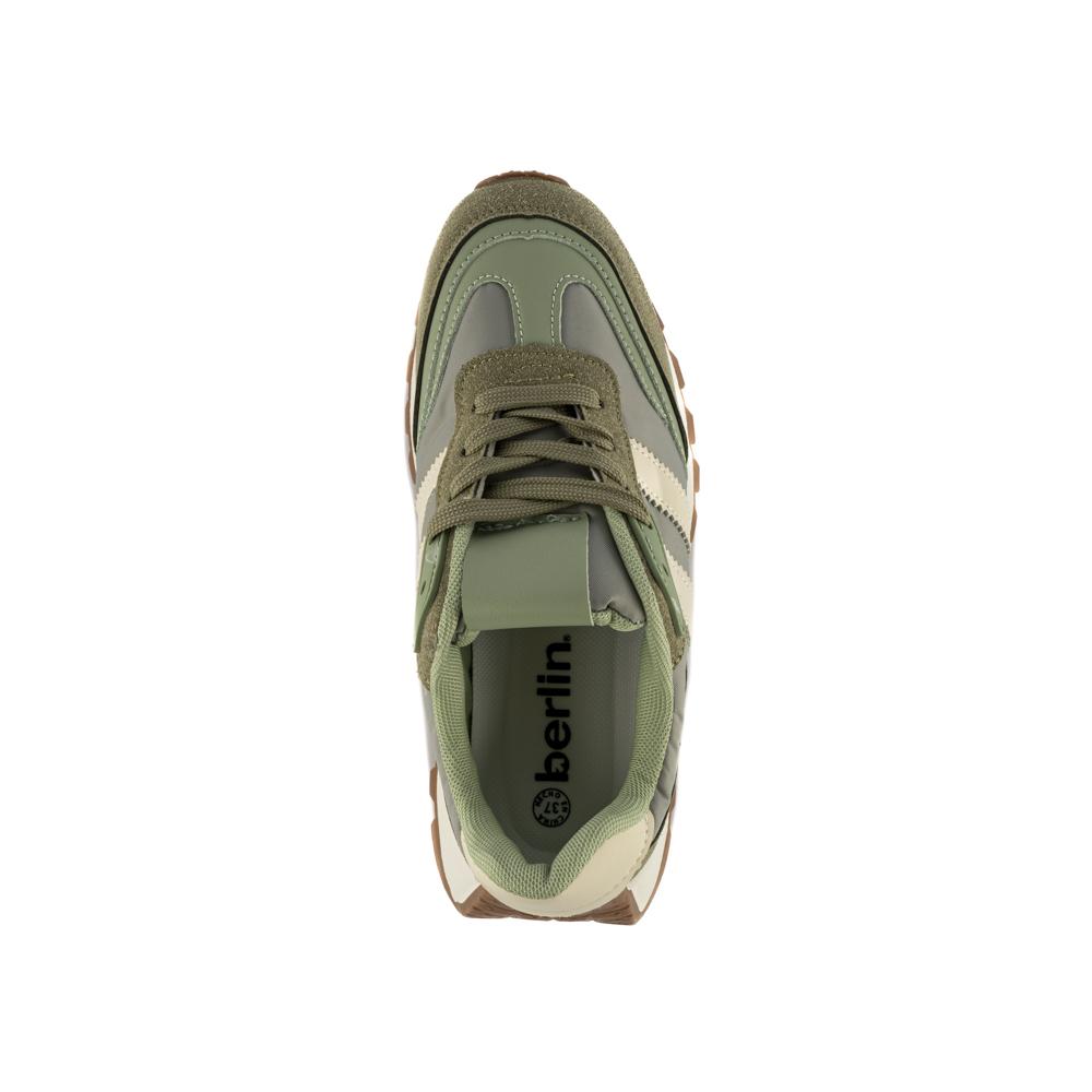 Foto 3 pulgar | Tenis Sneaker Moda Plataforma 5cm Para Mujer Walki Irene Verde
