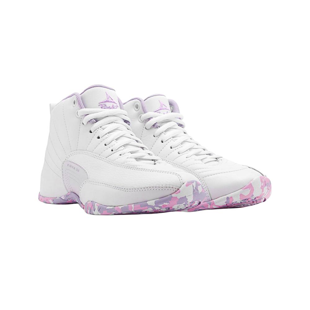 Foto 6 pulgar | Tenis Para Mujer Pirma  Basket Sport Blanco Lila Basquetbol Blanco
