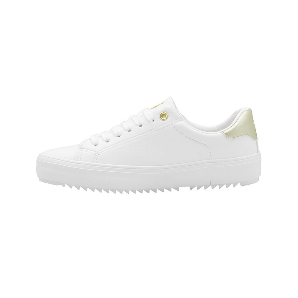 Foto 3 pulgar | Tenis Para Mujer K-swiss Moda Color Blanco Oro Super Comodos Blanco