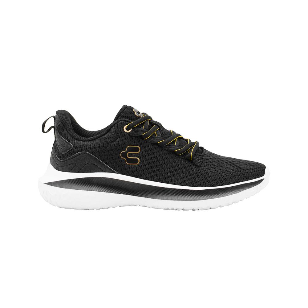 Foto 4 pulgar | Tenis Para Mujer Charly  Walking Relax Textil Color Negro Negro