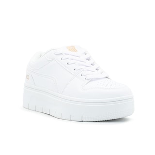 Foto 1 | Tenis Para Mujer K-swiss Con Plataforma Color Blanco Blanco
