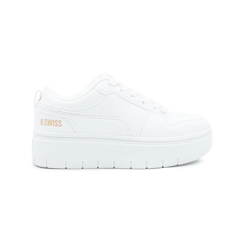 Foto 4 pulgar | Tenis Para Mujer K-swiss  Con Plataforma Color Blanco Blanco