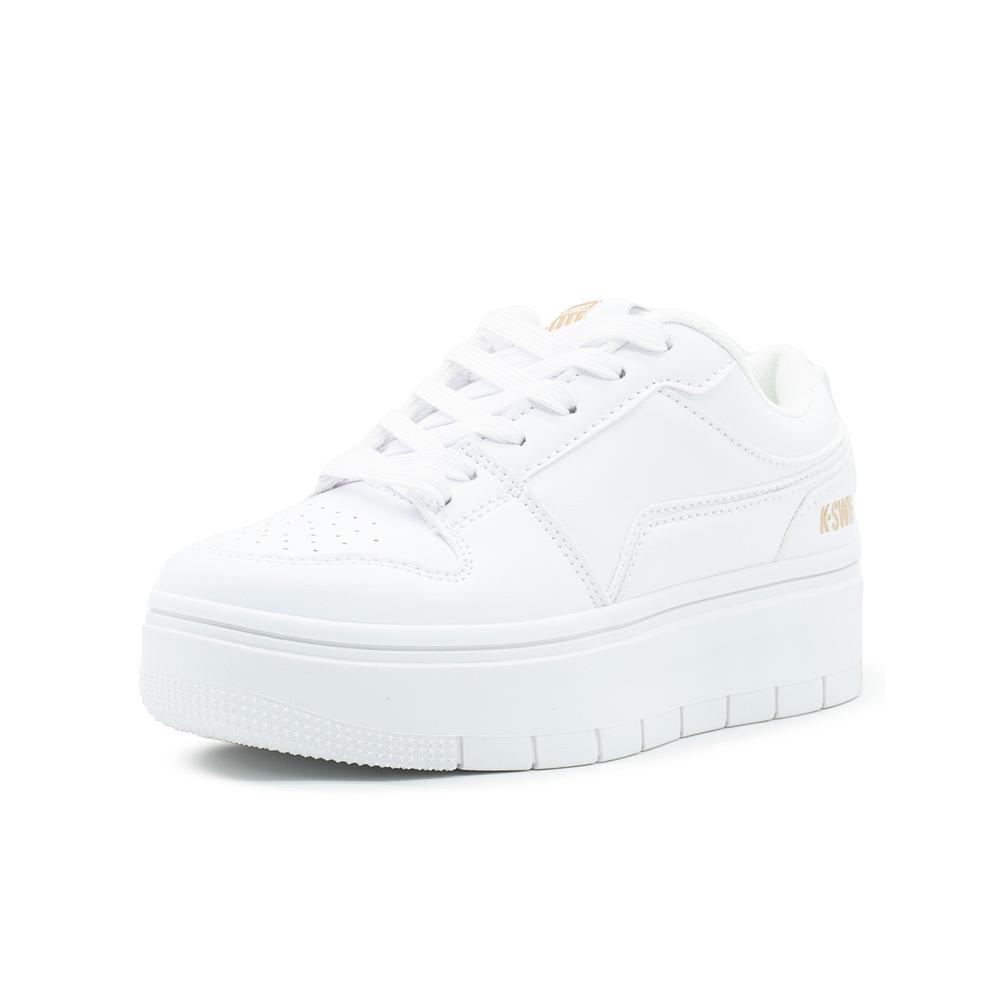 Foto 5 pulgar | Tenis Para Mujer K-swiss  Con Plataforma Color Blanco Blanco
