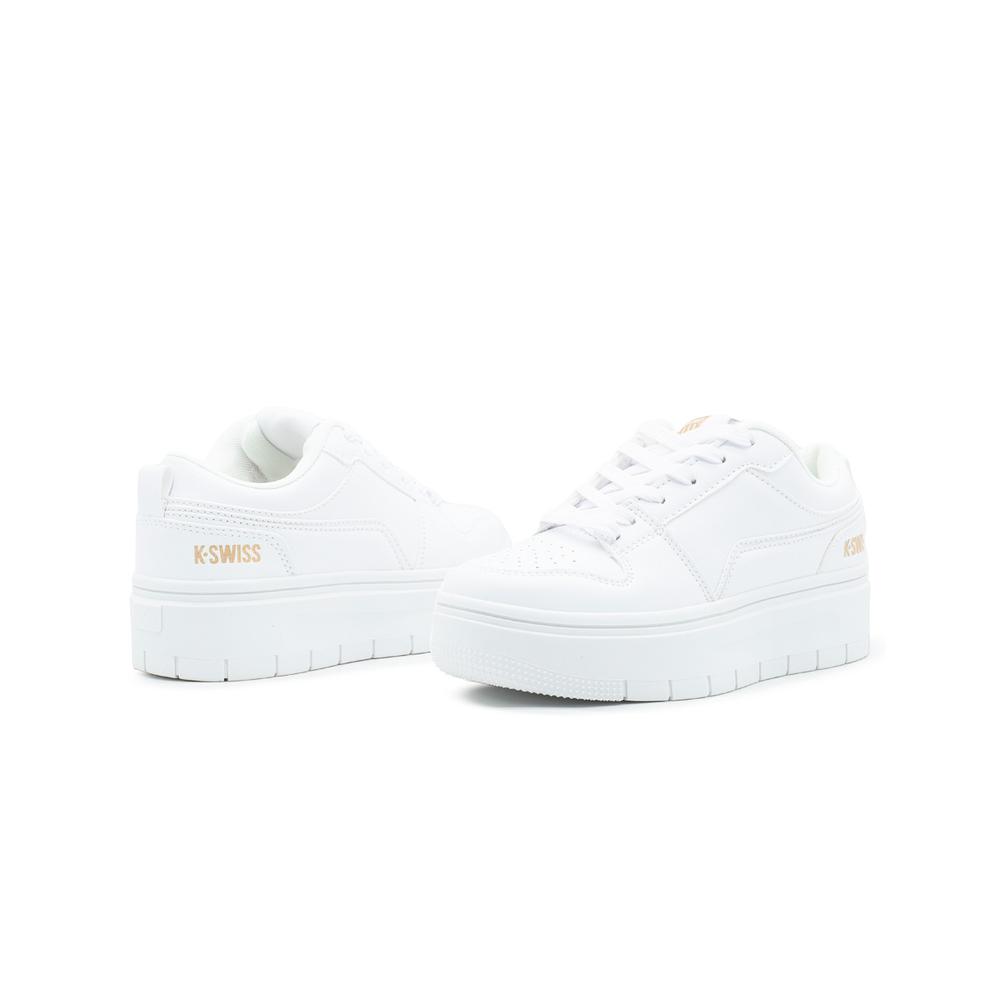 Foto 6 pulgar | Tenis Para Mujer K-swiss  Con Plataforma Color Blanco Blanco