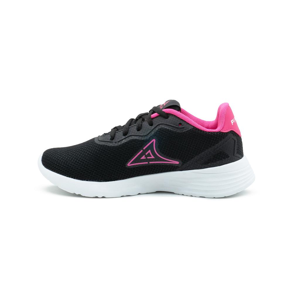 Foto 3 pulgar | Tenis Para Mujer Pirma  Running Suela Eva Color Negro Fiusha Negro