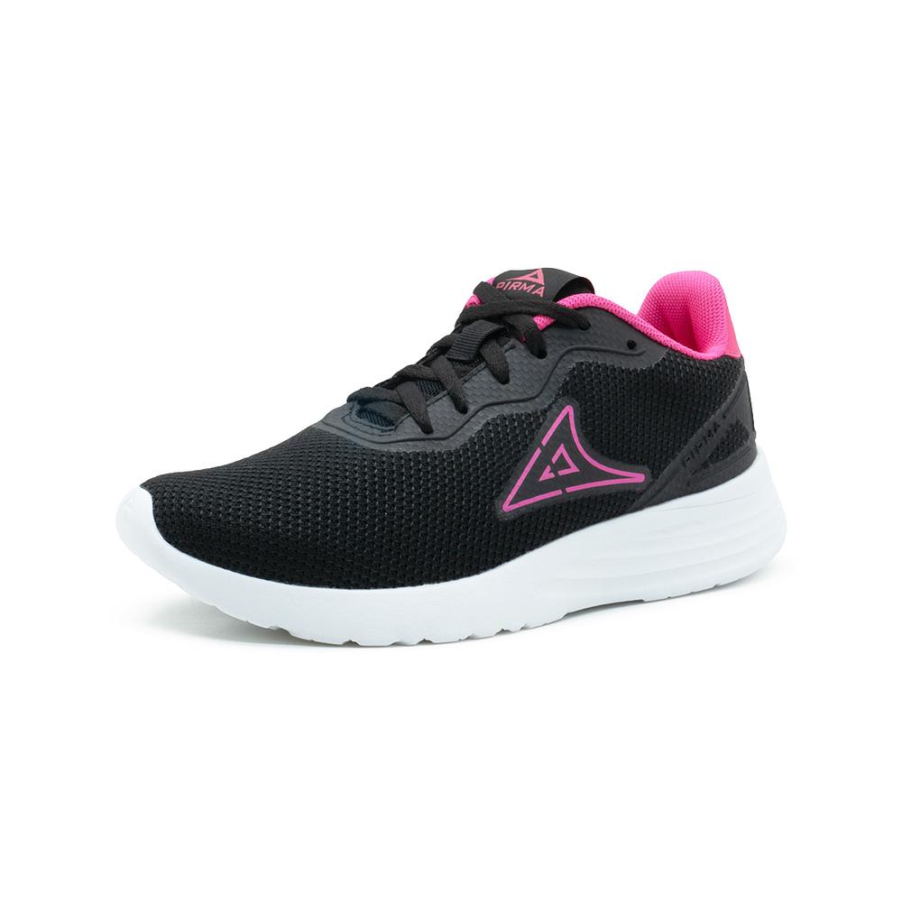 Foto 4 | Tenis Para Mujer Pirma  Running Suela Eva Color Negro Fiusha Negro