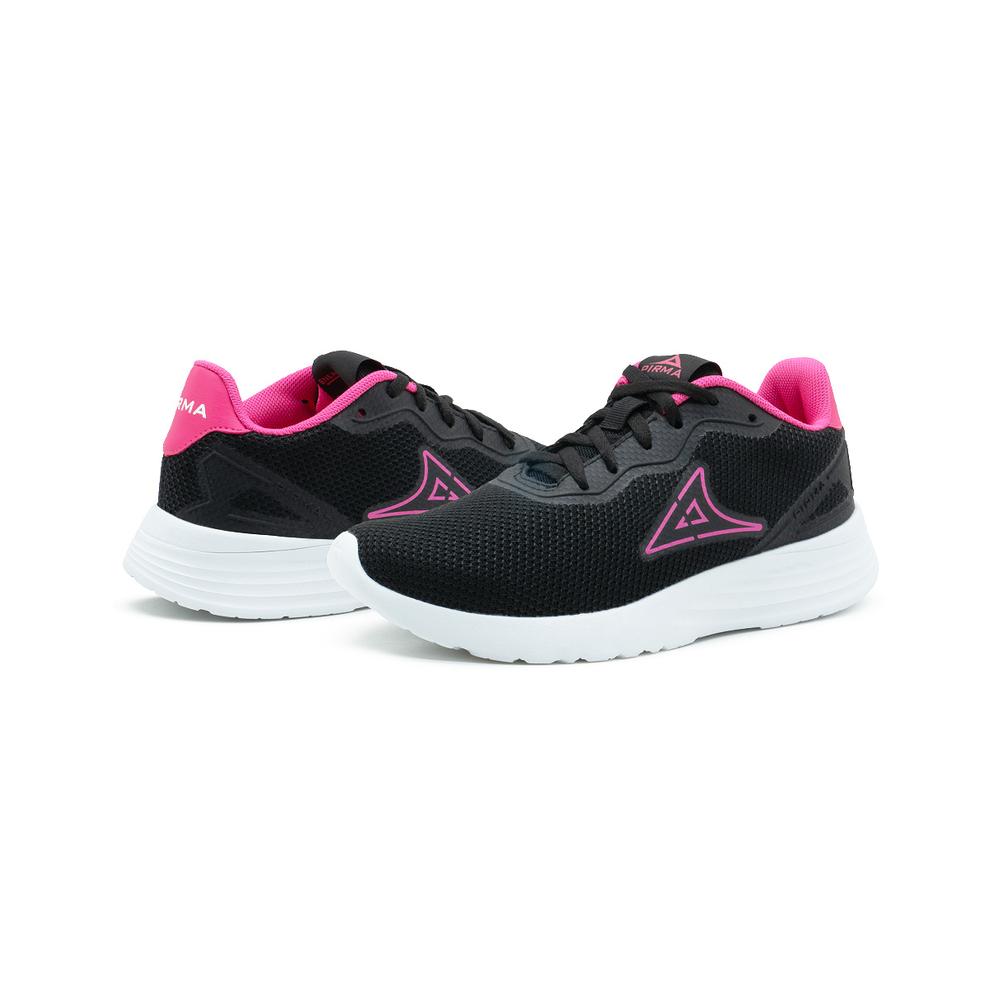 Foto 5 | Tenis Para Mujer Pirma  Running Suela Eva Color Negro Fiusha Negro