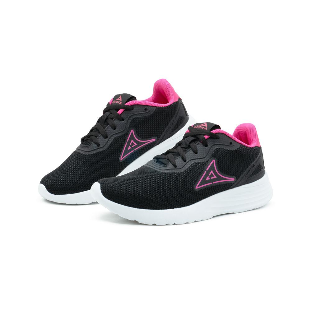 Foto 6 | Tenis Para Mujer Pirma  Running Suela Eva Color Negro Fiusha Negro