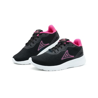 Foto 6 | Tenis Para Mujer Pirma Running Suela Eva Color Negro Fiusha Negro