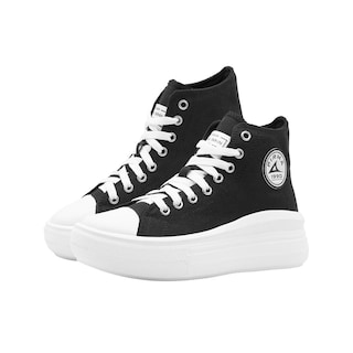 Foto 5 | Tenis Para Mujer Pirma Plataforma Chunky Lona Color Negro Negro