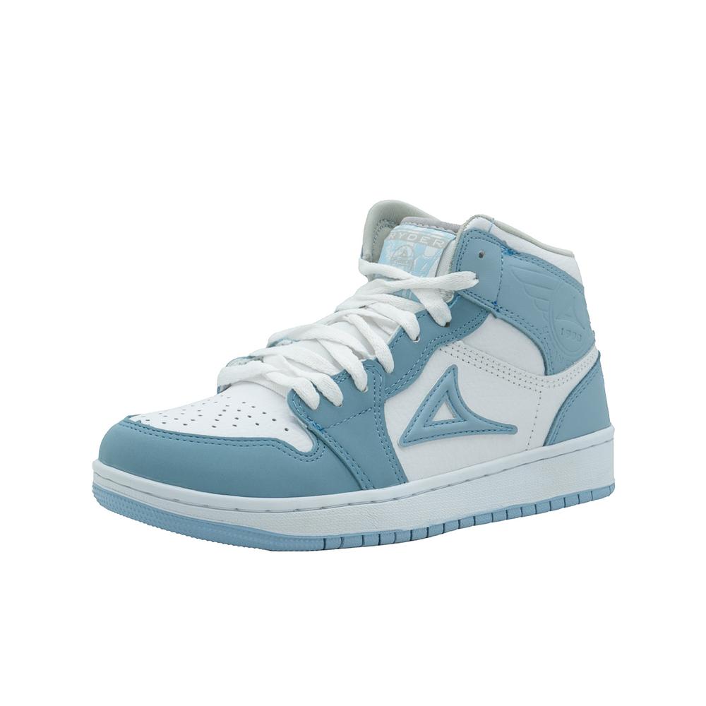 Foto 3 | Tenis Para Mujer Pirma  Piel Blanco Cosido Bota Comodos Azul
