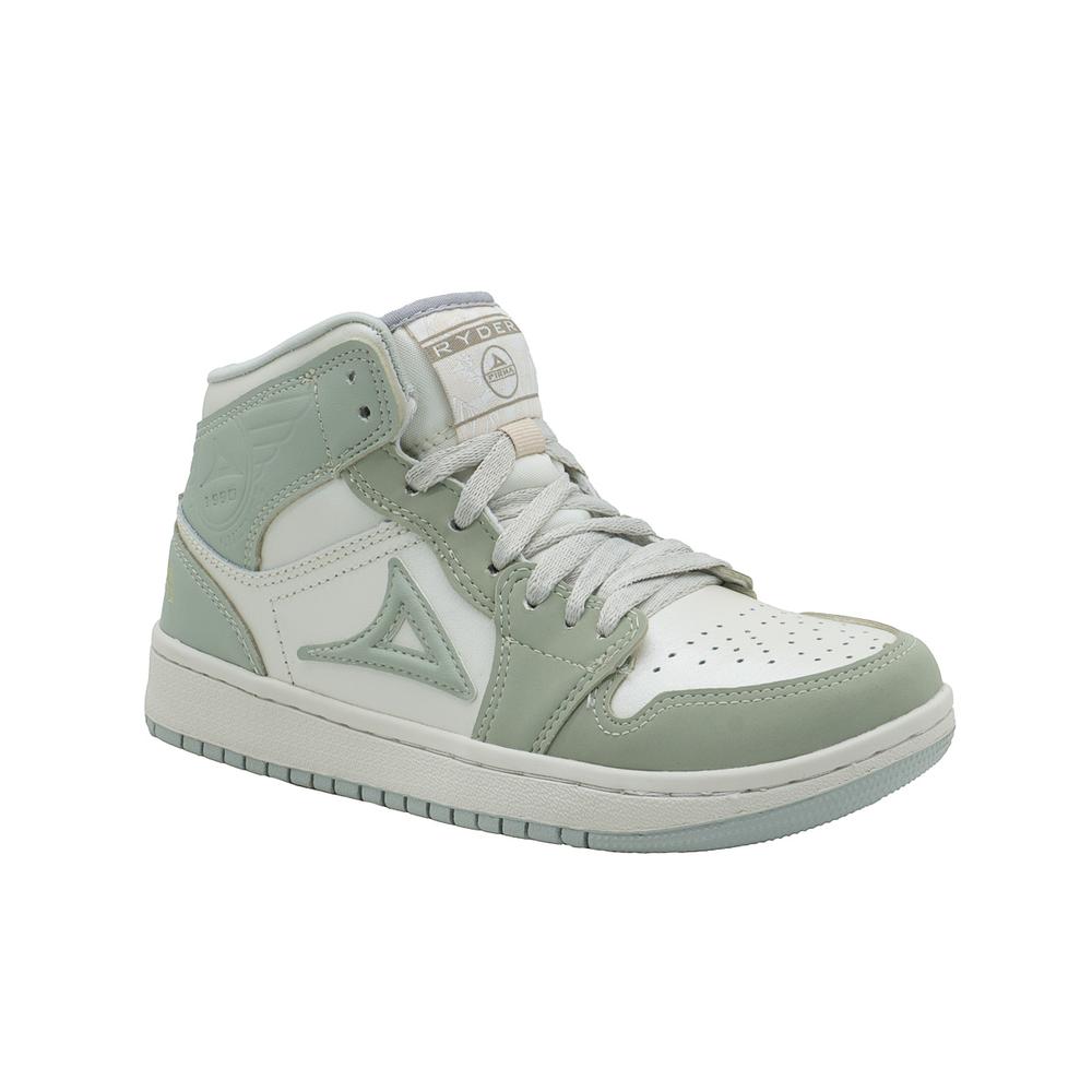 Foto 1 | Tenis Para Mujer Pirma  Piel Color Beige Cosido Comodos Beige