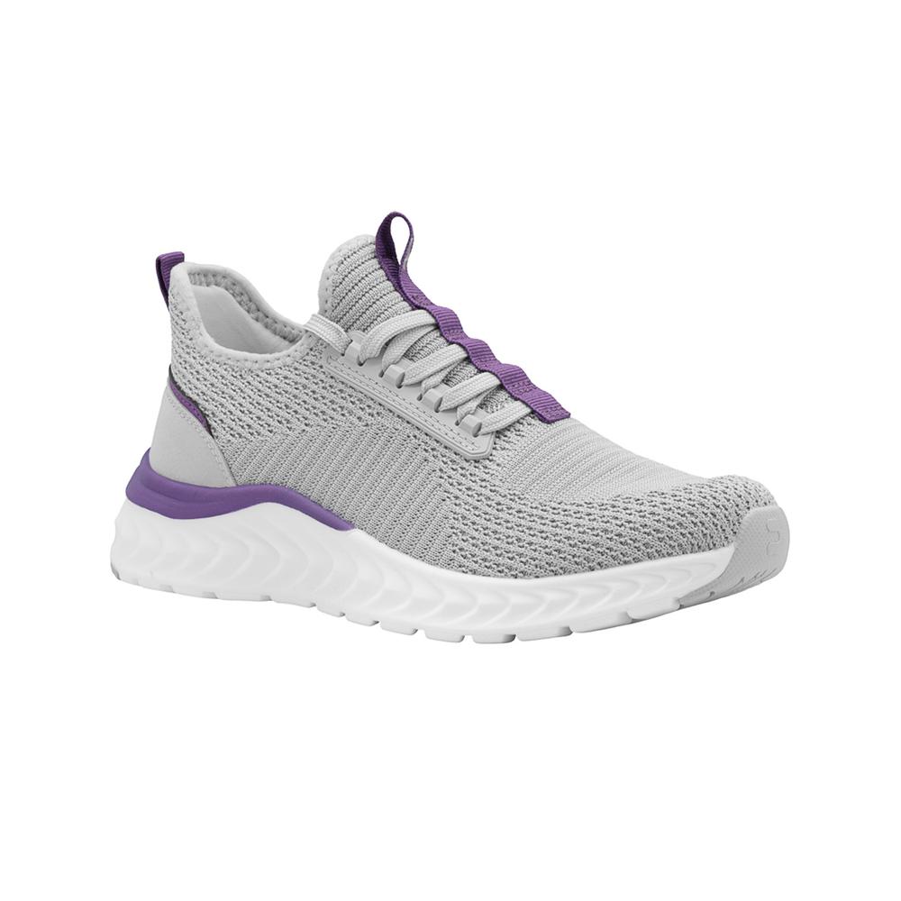 Foto 2 pulgar | Tenis Para Mujer Charly  Walking Relax Textil Color Gris Gris