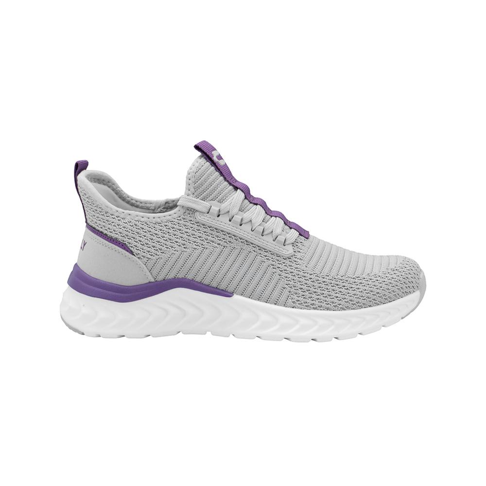 Foto 4 pulgar | Tenis Para Mujer Charly  Walking Relax Textil Color Gris Gris