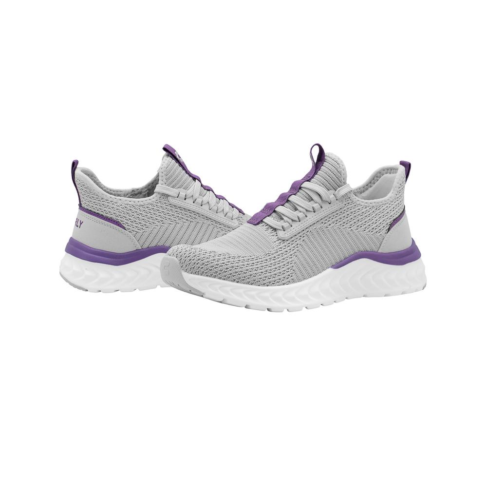 Foto 6 pulgar | Tenis Para Mujer Charly  Walking Relax Textil Color Gris Gris
