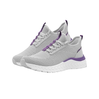 Foto 6 | Tenis Para Mujer Charly Walking Relax Textil Color Gris Gris