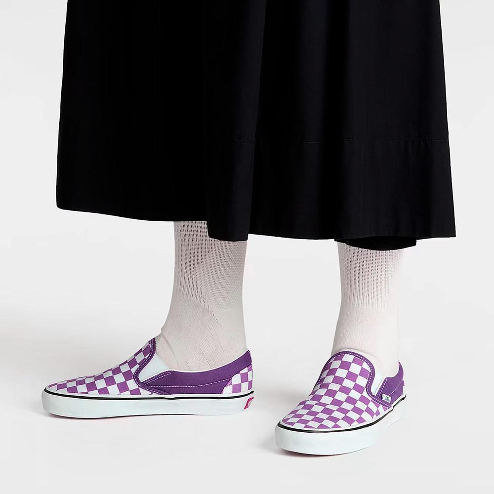 Foto 8 pulgar | Tenis Vans Classic Slip On - 0d6ye2t - Morado - Mujer Violeta