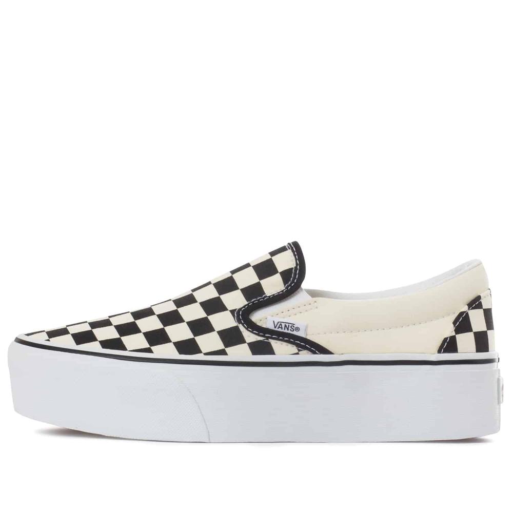 Foto 2 pulgar | Tenis Vans Classic Slip On Stackform - 7q5rtyq - Blanco - Mujer Blanco