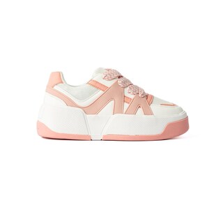 Foto 1 | Tenis Sneaker Moda Plataforma 5cm Para Mujer Walki Fiona Rosa