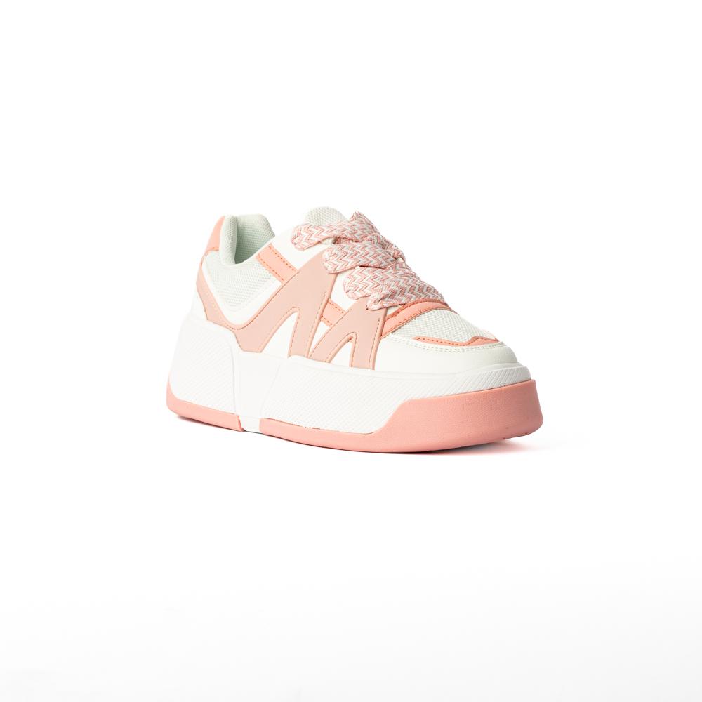 Foto 3 pulgar | Tenis Sneaker Moda Plataforma 5cm Para Mujer Walki Fiona Rosa